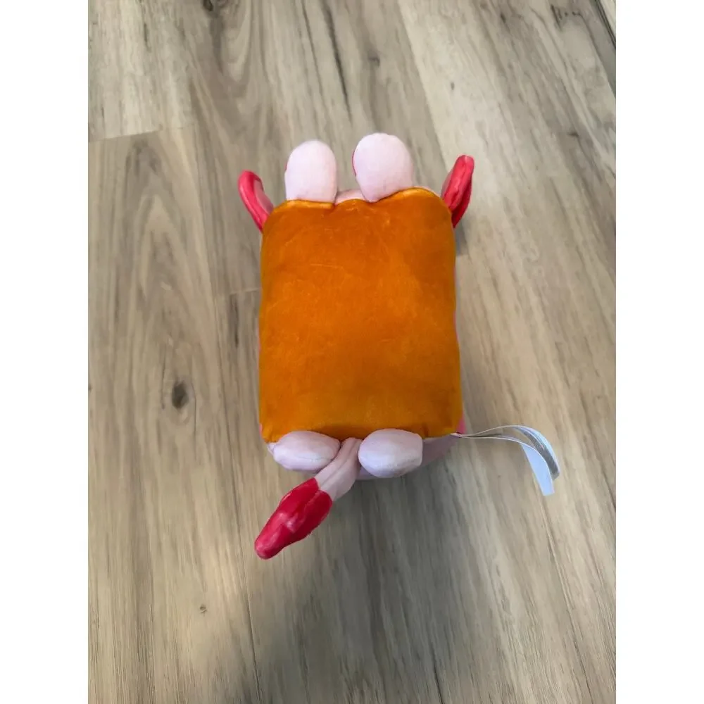 Loaferz Squishy Strawberry Cow Bread Blind Bag Plush Pink Stuffed Animal